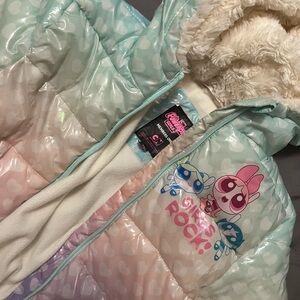Powerpuff Girls Heart Puffer Jacket